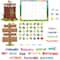 Creative Teaching Press Woodland Friends Calendar Bulletin Board Set, 2 Sets of 134